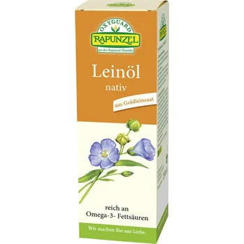 Rostlinný olej Bio Lněný olej 250ml, Rapunzel