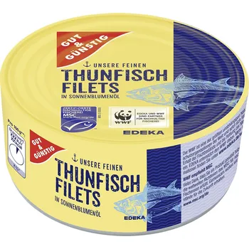 G&G Filety z tuňáka v slunečnicovém oleji 195g - originál z Německa