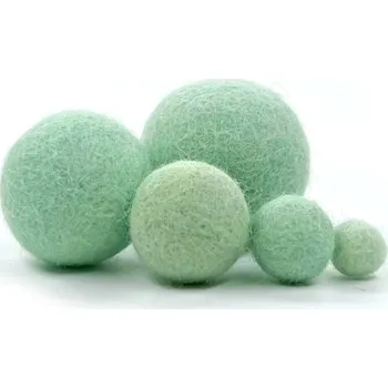 MMboutique Plstěná kulička vel.M 080-Seafoam