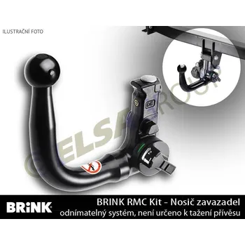 Tažné zařízení Zařízení pro nosiče kol BMW i3 2013- , vertikální, BRINK