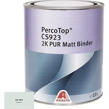 barva na kov Matná polyuretanová 2K barva Axalta PercoTop MATT RAL 9018
