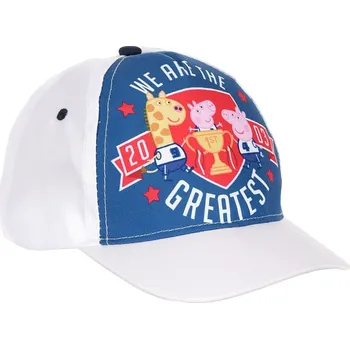 Kšiltovka Prasátko Peppa bílá dívčí kšiltovka Velikost: 52