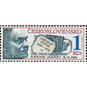 Poštovní známka Den čs. poštovní známky 1988 - čistá - č. 2873