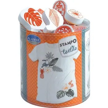 Hračka Razítka na textil Aladine 10 ks - Džungle