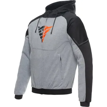 Pánská mikina Dainese Dainese DAEMON-X SAFETY HOODIE mikina s chrániči melange vel.52 52