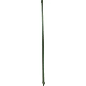 Plotový sloupek M.A.T. Group Sloupek k okrasnému pletivu 16 x 700 mm kov/PE zelený