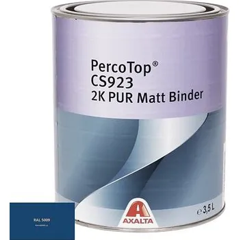 barva na kov Matná polyuretanová 2K barva Axalta PercoTop MATT RAL 5009