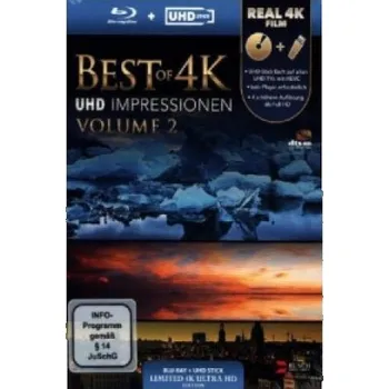 Blu-ray film Best of 4K - UHD Impressionen (UHD Stick in Real 4K +. Vol.2, 1 Blu-ray (Limited Edition) (DE)