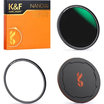 K&F Concept Magnetický šedý neutrální filtr NANO-X ND64 K&F - green coated (52 - 82 mm) Průměr: 52 mm
