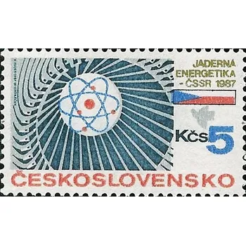 Poštovní známka Jaderná energetika v ČSSR - čistá - č. 2789