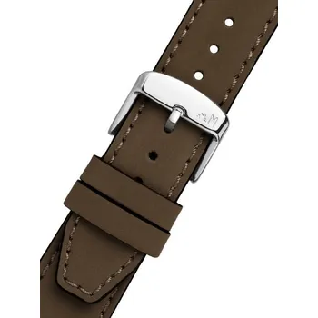 Řemínek na hodinky Kožený řemínek Morellato Square 5672D73.032 M, hnědý - 22 mm