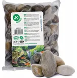 JK ANIMALS, přírodní křemenné valounky mix, 2 kg, do akvária a terária