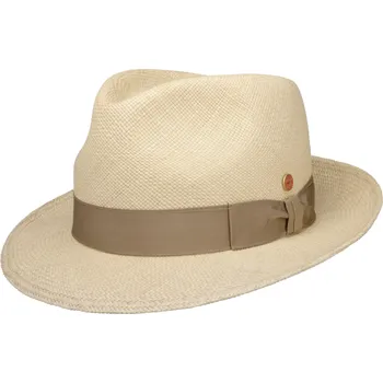 Klobouk Panamský klobouk Trilby s menší krempou s béžovou stuhou - UV faktor 80 - Mayser Maleo Velikost: 59 cm (L)