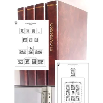 Sběratelství Slovenský st. 1939-1945, komplet - 1x desky, 1x archivní box, vč. zesílených obalů