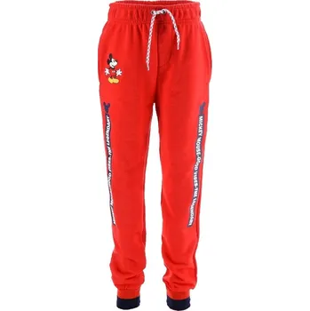 Červené chlapecké tepláky Mickey Mouse Velikost: 128