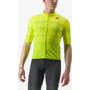 cyklistický dres Dres Castelli Livelli Yellow fluo Podkarta: XXL