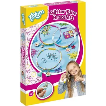 Výtvarná sada TOTUM GLITTER TUBE BRACELETS ozdob si náramky