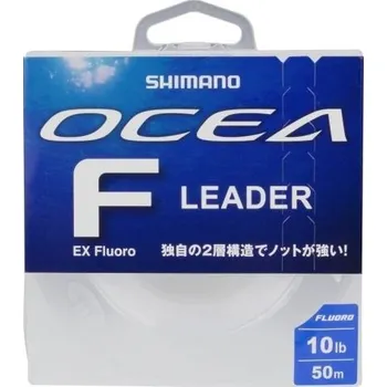 Rybářský vlasec Fluorocarbon Shimano Ocea EX Fluoro Leader Clear 50m 0,377mm/20lb