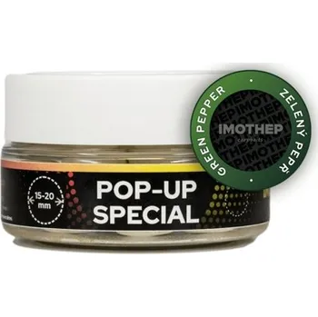 Boilies Imothep carpbaits Pop-up special - zelený pepř 16mm 50g