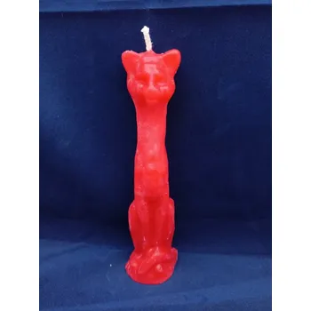 Svíčka Svíčka figurální Kočka červená
