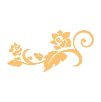 Samolepící dekorace SAMOLEPKA Květina dekor 038 levá (08 - béžová) NA AUTO, NÁLEPKA, FÓLIE, POLEP, TUNING, VLASTNÍ TEXT, TISK, AUTOSAMOLEPKY.cz, POLEPY, OBRÁZEK, LOGO, SAMOLEPKY