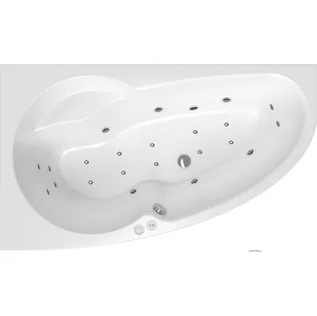 Vana Masážní vana SIKO Luiza 150x95 cm MEDIUM akrylát levá SIKOHMMLU150L