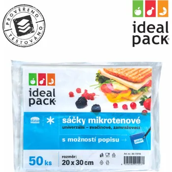 Obalový materiál MI sáček POPISOVACÍ ideal pack® 20x30cm (50ks)