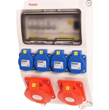 modulární přístroj a rozvaděč FAMATEL Skříň V1124-6kA-ZSF40002000.0 /3958 zásuvková V1124-6KA