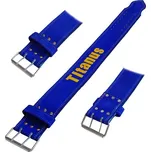 TITANUS opasek Powerlifting dvojitá přezka (modrá) L