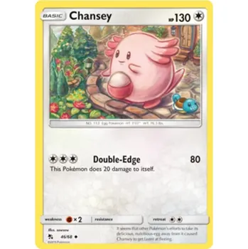 Sběratelská karetní hra Chansey 046/068 - Hidden Fates Typ karty: Non-Holo