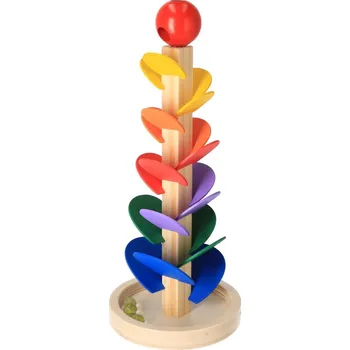 Dětské zboží Dřevěná zvuková věž s kuličkami