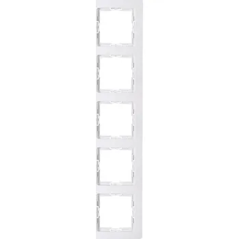 Kopp 5násobné rámeček kryt HK05 arktická bílá 308302008 1 ks