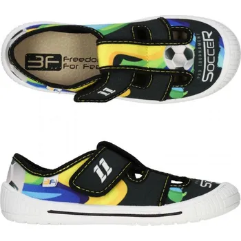 Chlapecké tenisky 3F Freedom for feet 3F PAPUČKY chlapecké Saturn 3SK5/11 fotbal Velikost: 28