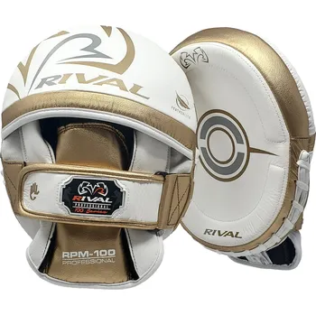 Lapa na box a MMA Lapy Rival RPM100 - bílé / zlaté