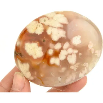 Přírodní kámen Růžový achát z Madagaskaru 170g