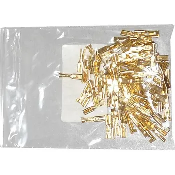 Síťový kabel Faston-zdířka 2,8mm neizolovaná, kabel do 1mm2, balení 100ks