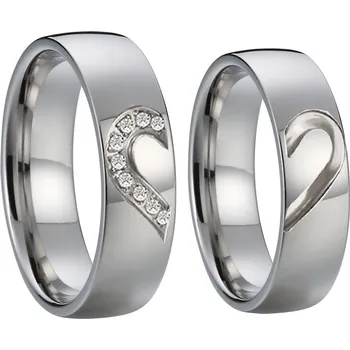 Prsten Steel Wedding Snubní prsteny z chirurgické oceli SPPL045 Velikost: 70