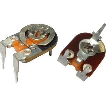 Síťový kabel 100k - TP009, trimr lakosazový ležatý RM10x5mm