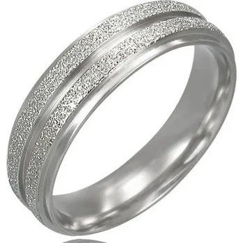 Prsten Ocelový prsten - LRC072BA - Velikost 56 (7.5) 57