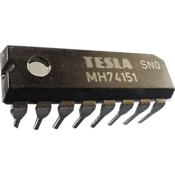 Základní deska 74151 8-bit.multiplexer, selektor dat DIP16 /MH74151,MH54151 vč.S/