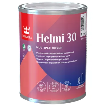 Lak na dřevo Tikkurila HELMI 30 polomat 0,9L tvt int.: V502 (Viikuna) + dárek k objednávce nad 1000Kč