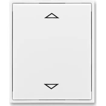 vypínač 3299E-A00110 03 Kryt spínače žaluziového s krátkocestným ovladačem, s potiskem, bílá / bílá