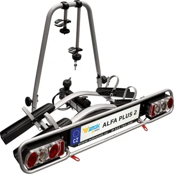 Nosič kol Wjenzek Nosič kol na tažné zařízení ALFA PLUS 2 (pro 2 kola) 7 PIN zástrčka