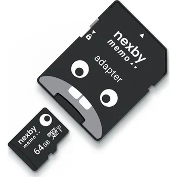 Nexby microSDXC 64 GB Class 10 UHS-I U3…