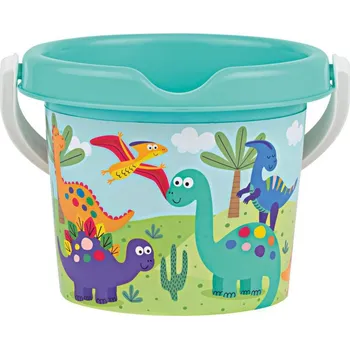 Hračka na písek Androni Kyblík 13 cm Dinosaurus