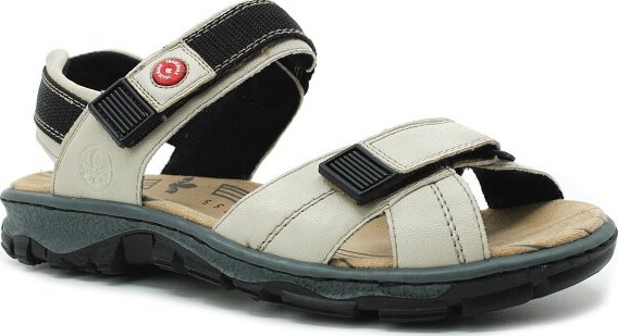 RIEKER 68851-80 beige, dámské sandály