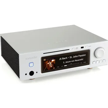 CD přehrávač Aurender A30 Silver (Hudební streamer s ripováním CD, stříbná barva)