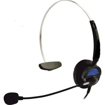 Elektronika Basetech KJ-97 Headset otevřená (On Ear) kabelová mono černá telefon