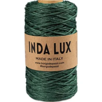 Příze Borgo de Pazzi Inda lux 18 Zelená (Špagátová příze Inda lux 18 Verde)