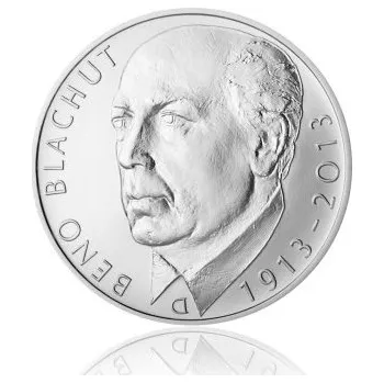 2013 - Stříbrná mince Beno Blachut, b.k.